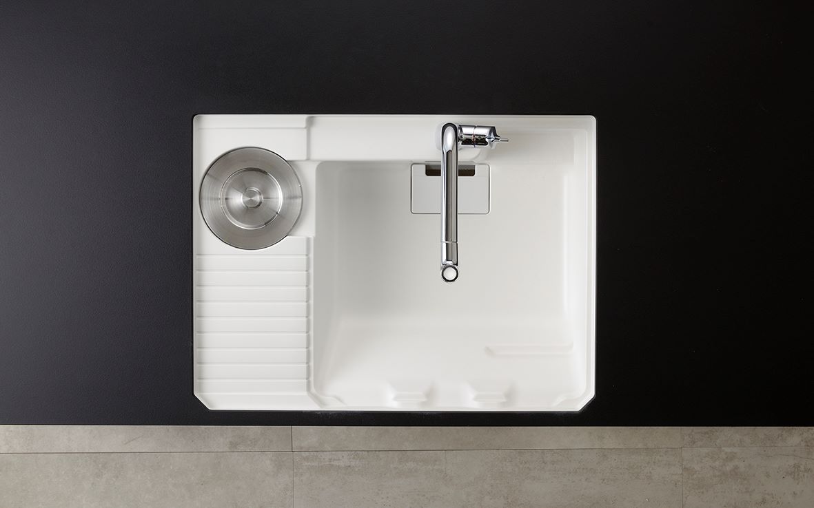 Yoshimoto Kitchen Sink UHS820 in white color