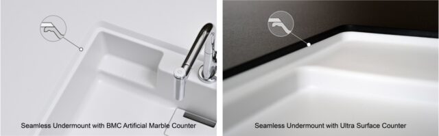 Yoshimoto kitchen sink HS810 seamless undermount