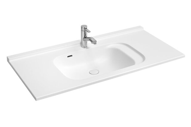 Chậu rửa mặt liền khối 1 cánh DA