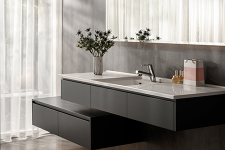 Chậu Lavabo liền khối mã SQ tại Showroom Mỹ Khang, Hồ Chí Minh