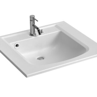 Chậu lavabo liền khối bàn đá CT600