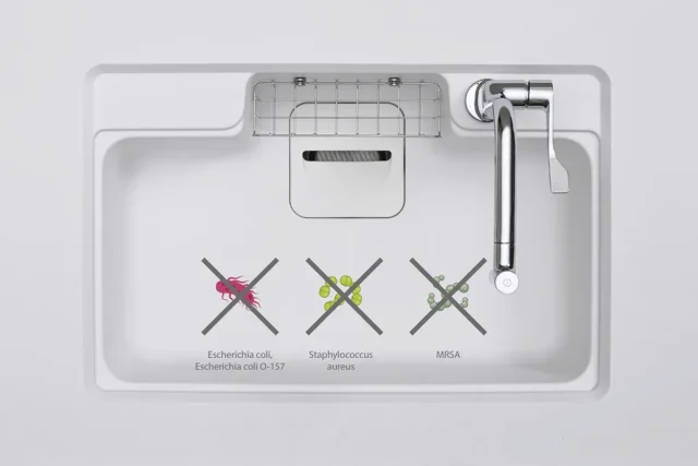 Kết quả test kháng khuẩn CRYSTAL SURFACE: diệt trên 99,99% E. coli, S. aureus, MRSA, E. coli O-157