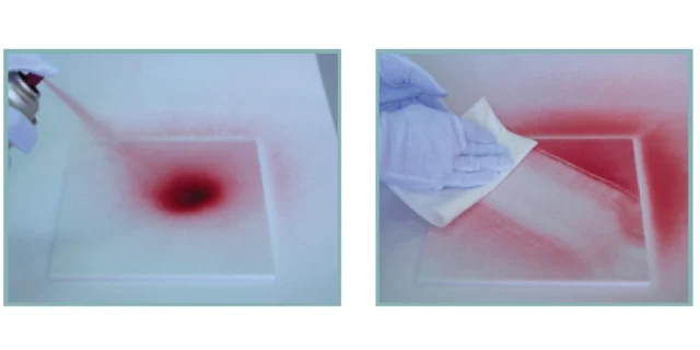 Xác nhận tình trạng vết nứt bằng sơn chuyên dụng