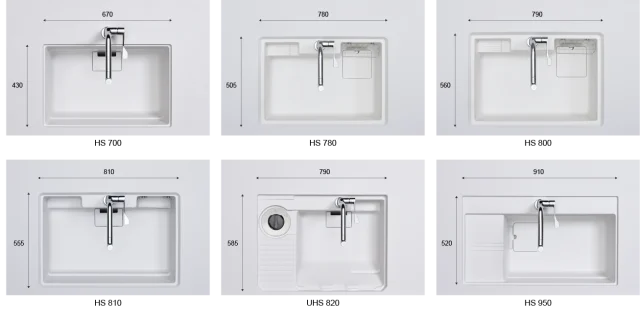 Kích thước chậu rửa chén Yoshimoto