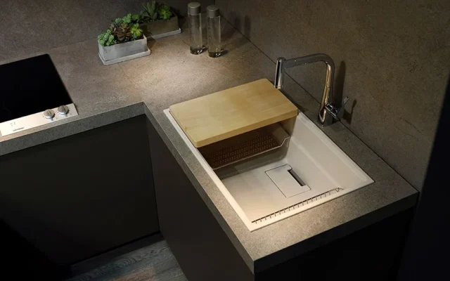 Chậu Crystal Surface màu be