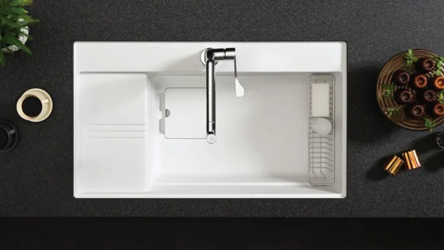 bồn rửa chén đá có cánh