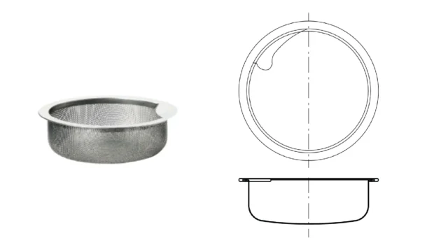 Rổ lọc rác inox đường kính lớn của Yoshimoto Global