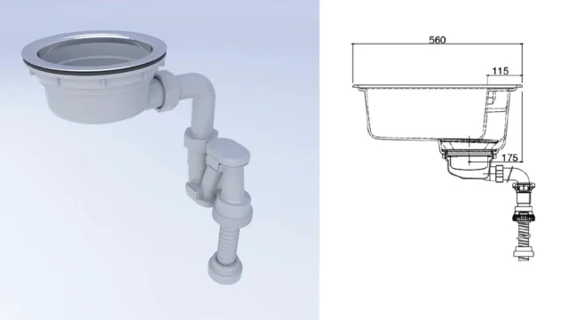 Vị trí các khớp nối bộ xi phông của Yoshimoto Global
