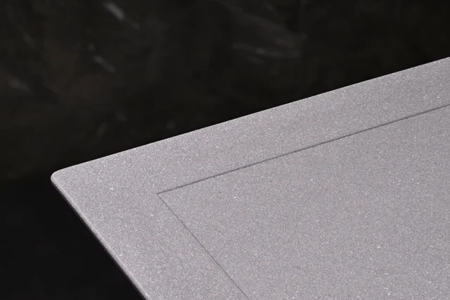 Biên dạng gờ chốn tràn của mặt đá bếp Marine của Yoshimoto