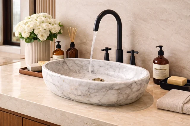 Chậu rửa mặt đá tự nhiên