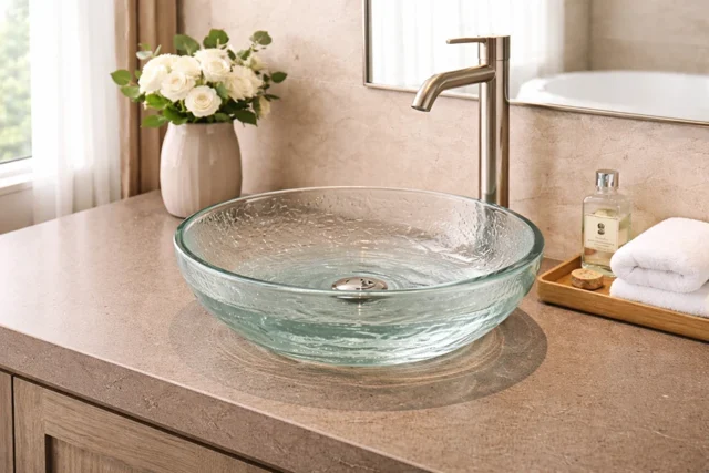 Chậu rửa mặt thủy tinh